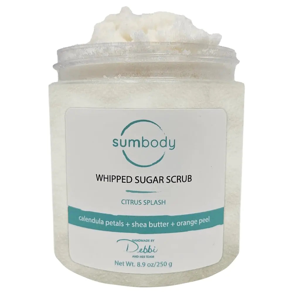 Citrus Splash Whipped Sugar Scrub - Gentle Exfoliator for All Skin