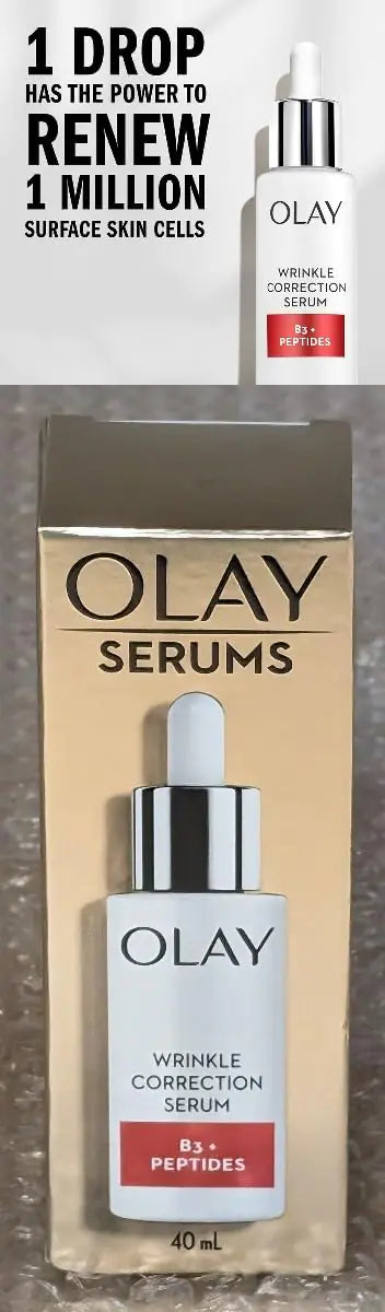 olay serums wrinkle correction serum B3 +peptides