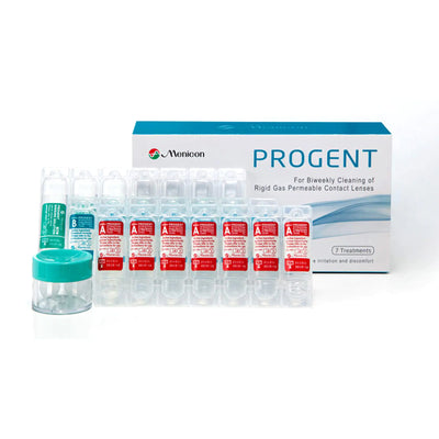 Menicon Progent Biweekly RGP Lens Cleaner - 7 Session Pack