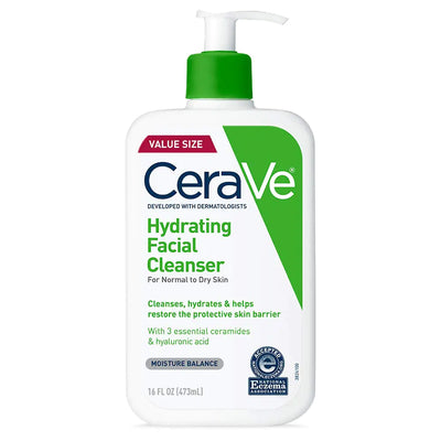 CeraVe Daily Hydrating Cleanser for Dry Skin