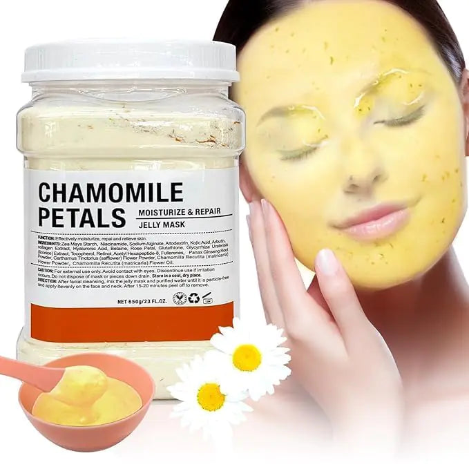 NatureGlow Hyaluronic Jelly Facial Mask 23oz - Chamomile