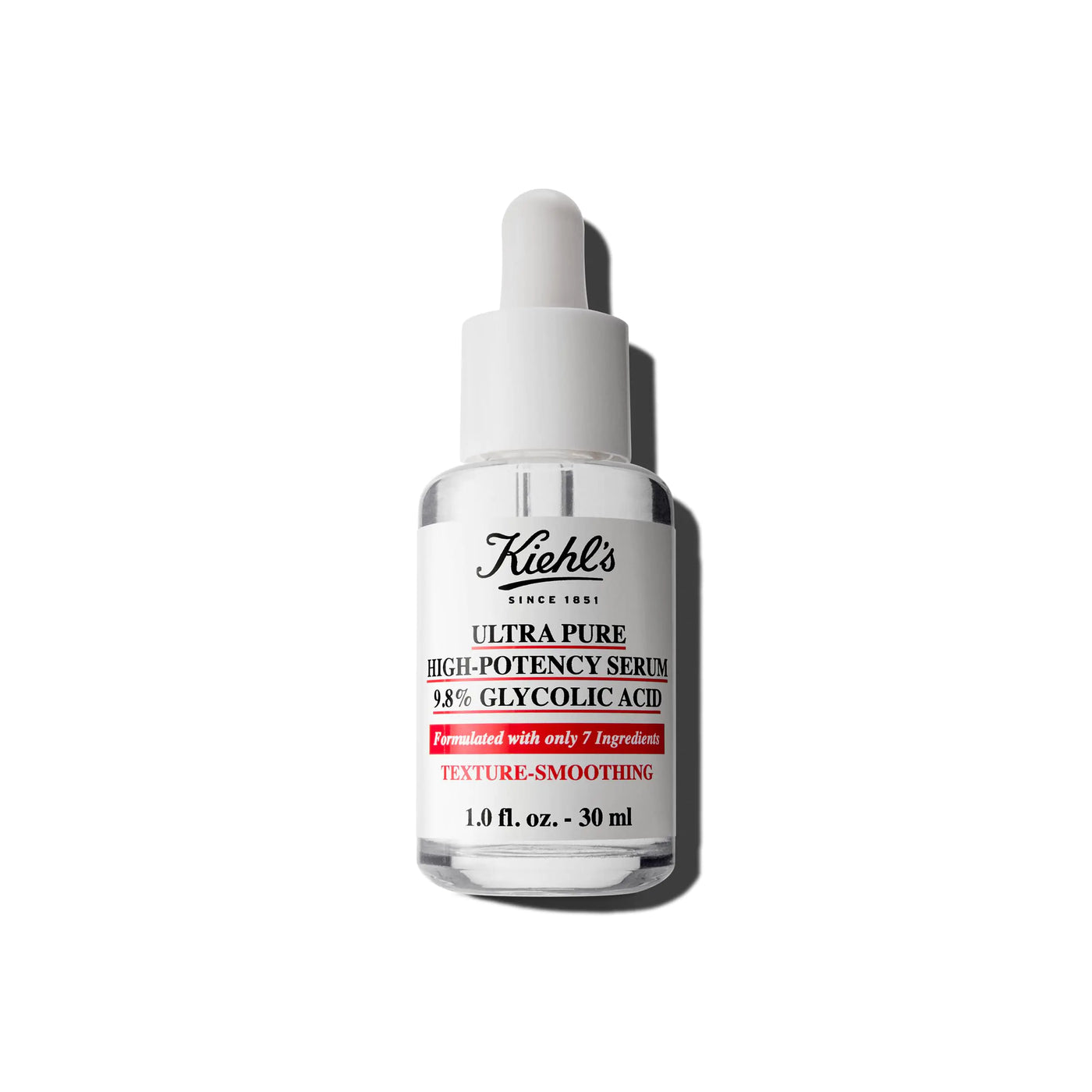 Kiehl's Glycolic Glow 9.8% Serum - Pore Refining & Skin Smoothing - 1 fl oz