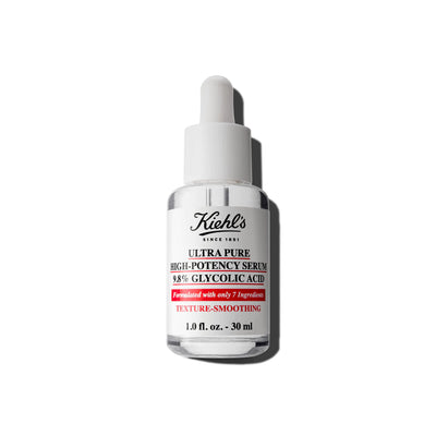 Kiehl's Glycolic Glow 9.8% Serum - Pore Refining & Skin Smoothing - 1 fl oz